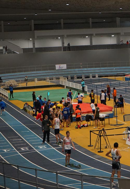 Provas de Atletismo em Pista Coberta