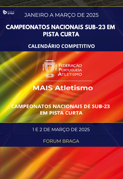 Campeonatos Nacionais de SUB-23 em Pista Curta