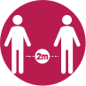 Keep the recommended distance